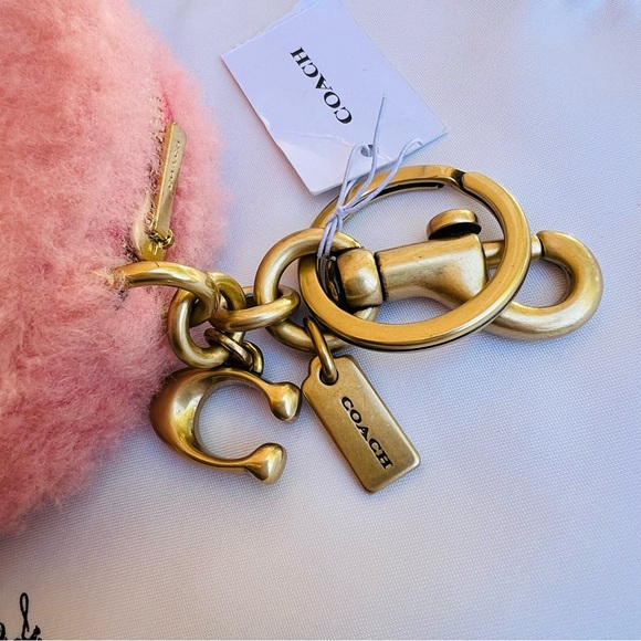 Coach Coin Case In Shearling - Picture 3 of 7